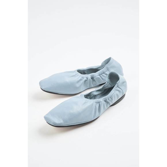 NEW MARI GIUDICELLI travel ballerina in azul